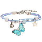 Girls Bracelet for Women Friendship Bracelets Butterfly Star Pendant