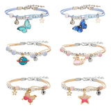 Girls Bracelet for Women Friendship Bracelets Butterfly Star Pendant