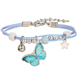 Girls Bracelet for Women Friendship Bracelets Butterfly Star Pendant