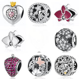 Girls Bracelets Bead DIY Jewelry Butterfly Daisy Princess Crown Family