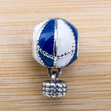 Girls Bead Pendant Silver DIY Jewelry Charm Bracelet Bangle