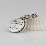 DIY Jewelry Bracelet Bead Silver Infinity Hearts & Stars Dangle Charm
