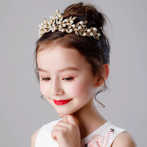 Girls' Crown Headdress Children's Princess Crown Girl Birthday Hair Accessories