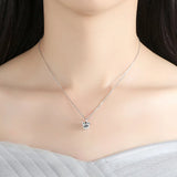 Mickey Pendant Necklace 925 Silver Stainless Steel Jewelry