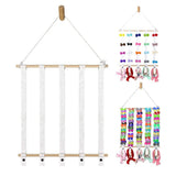 Rustic Hair Bow Holder Display Rack Wall Hanging Baby Room Decor