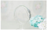 Girls Leaf Crystal Hair Band Headbands Beaded Hairbands