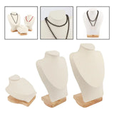 Girls Necklaces Bust Chain Choker Holder Stand for Countertop Retail