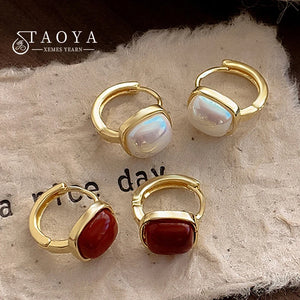 Girls Film Square Beads Ear Buckles Jewelry Ear Accessories for Women