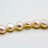 Freshwater Pearl Bracelet Small Hand Beaded Baroque Pearls Adjustable