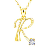 Girls Letter Pendant Necklaces Name Chain Christmas Gift Women Jewelry