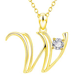 Girls Letter Pendant Necklaces Name Chain Christmas Gift Women Jewelry