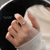 925 Silver French Shell Pearls Ring for Women Wedding Party
