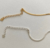925 Sterling Silver Herringbone Chain Necklace for Women Men