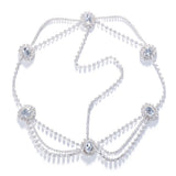 Boho Rhinestone Tiara Hair Accessories for Women Wedding Jewelry