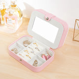 Travel Essential Jewelry Makeup Storage Box Organizer