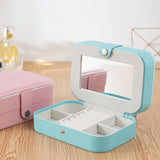 Travel Essential Jewelry Makeup Storage Box Organizer