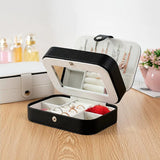 Travel Essential Jewelry Makeup Storage Box Organizer