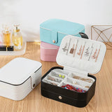 Travel Essential Jewelry Makeup Storage Box Organizer