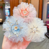Girls Princess Mesh Hairpin Baby Hair Accessories Tiara Crown
