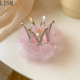 Princess Hairpin Set for Girls, Mesh Baby Hairpin, Crown Hair Accessories