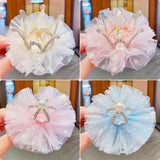 Girls Princess Mesh Hairpin Baby Hair Accessories Tiara Crown
