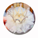 Princess Hairpin Set for Girls, Mesh Baby Hairpin, Crown Hair Accessories