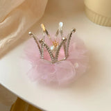 Girls Princess Mesh Hairpin Baby Hair Accessories Tiara Crown