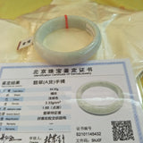 Natural Jadeite Bracelet 54-60mm Women's Ring Jewelry