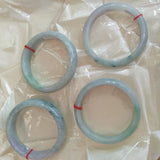 Natural Jadeite Bracelet 54-60mm Women's Ring Jewelry