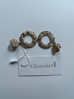 Crystal Hope Earrings Bling Zirconia Round Earrings Wedding Jewelry