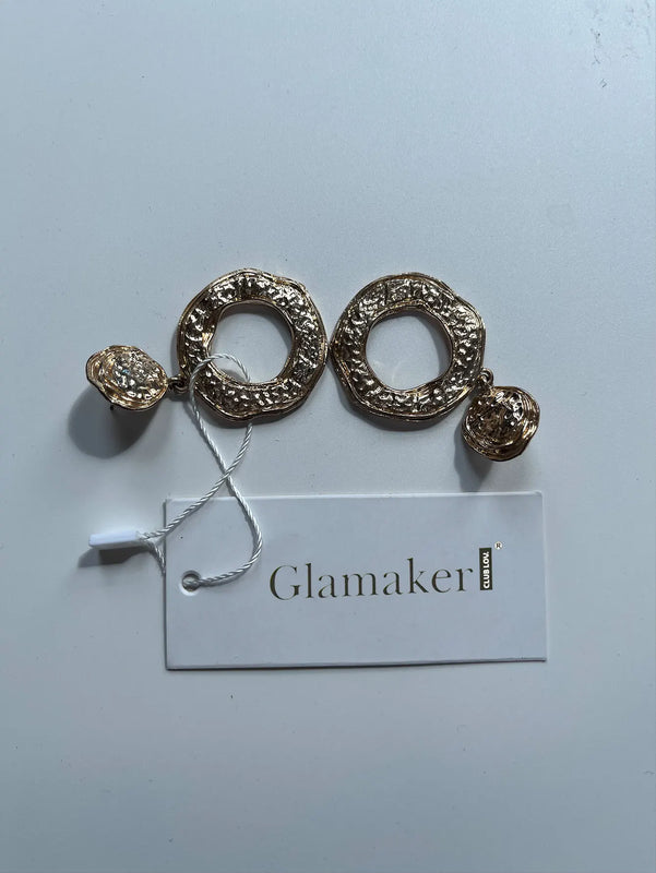 Crystal Hope Earrings Bling Zirconia Round Earrings Wedding Jewelry