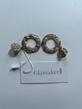 Crystal Hope Earrings Bling Zirconia Round Earrings Wedding Jewelry