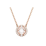 Crystal Pendant Necklace Set, Romantic Jewelry