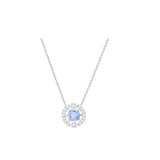 Crystal Pendant Necklace Set, Romantic Jewelry