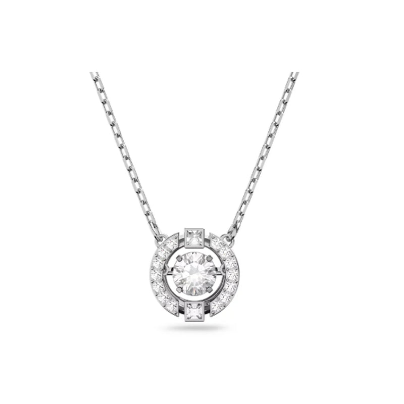 Crystal Pendant Necklace Set, Romantic Jewelry