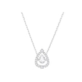 Crystal Pendant Necklace Set, Romantic Jewelry