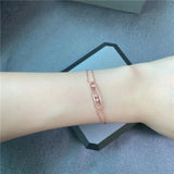 Glamour Classic Bracelet, Double Chain Jewelry
