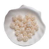 12-13mm Flower Ball Natural Pearl Hand-Woven DIY Jewelry Earring Pendant