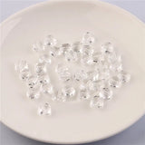 6/8mm Hexagon Crystal Beads Jewelry Beading DIY Charm Necklace Making