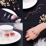 Colorful Flower Bead Cap End Cap Spacer Beads for Jewelry Making