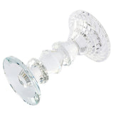 Glass Candlestick Candle Holder Classic Craft Candelabra