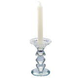 Glass Candlestick Candle Holder Classic Craft Candelabra