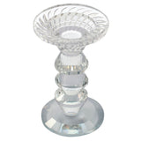 Glass Candlestick Candle Holder Classic Craft Candelabra
