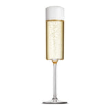 4 Pack 6-Ounce Square Edge Glass Champagne Glasses Set