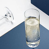4 Pack 6-Ounce Square Edge Glass Champagne Glasses Set