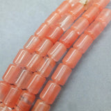 Cherry Quartz Bucket Beads Natural Loose Stone for Diy