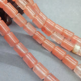 Cherry Quartz Bucket Beads Natural Loose Stone for Diy