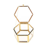 Golden Geometric Jewelry Display Organizer
