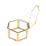 Golden Geometric Jewelry Display Organizer