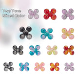 Crackle Beads Kit Round Spacer Loose Beads Set for DIY Bracelet Making